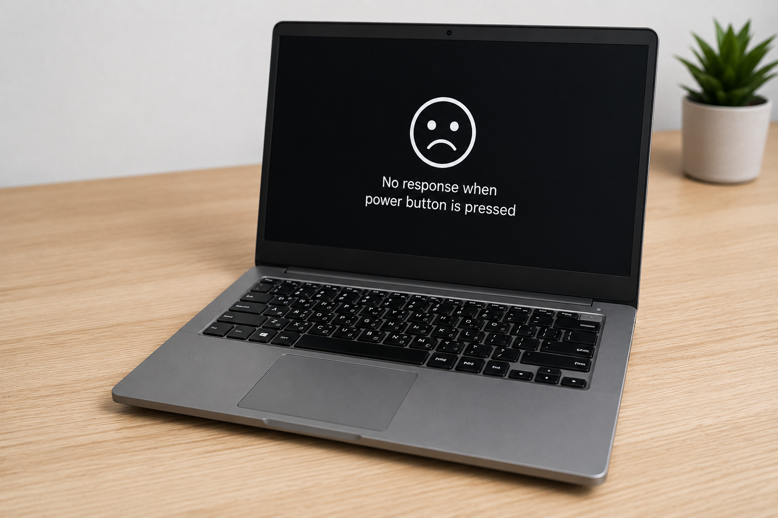 laptop power button stopped