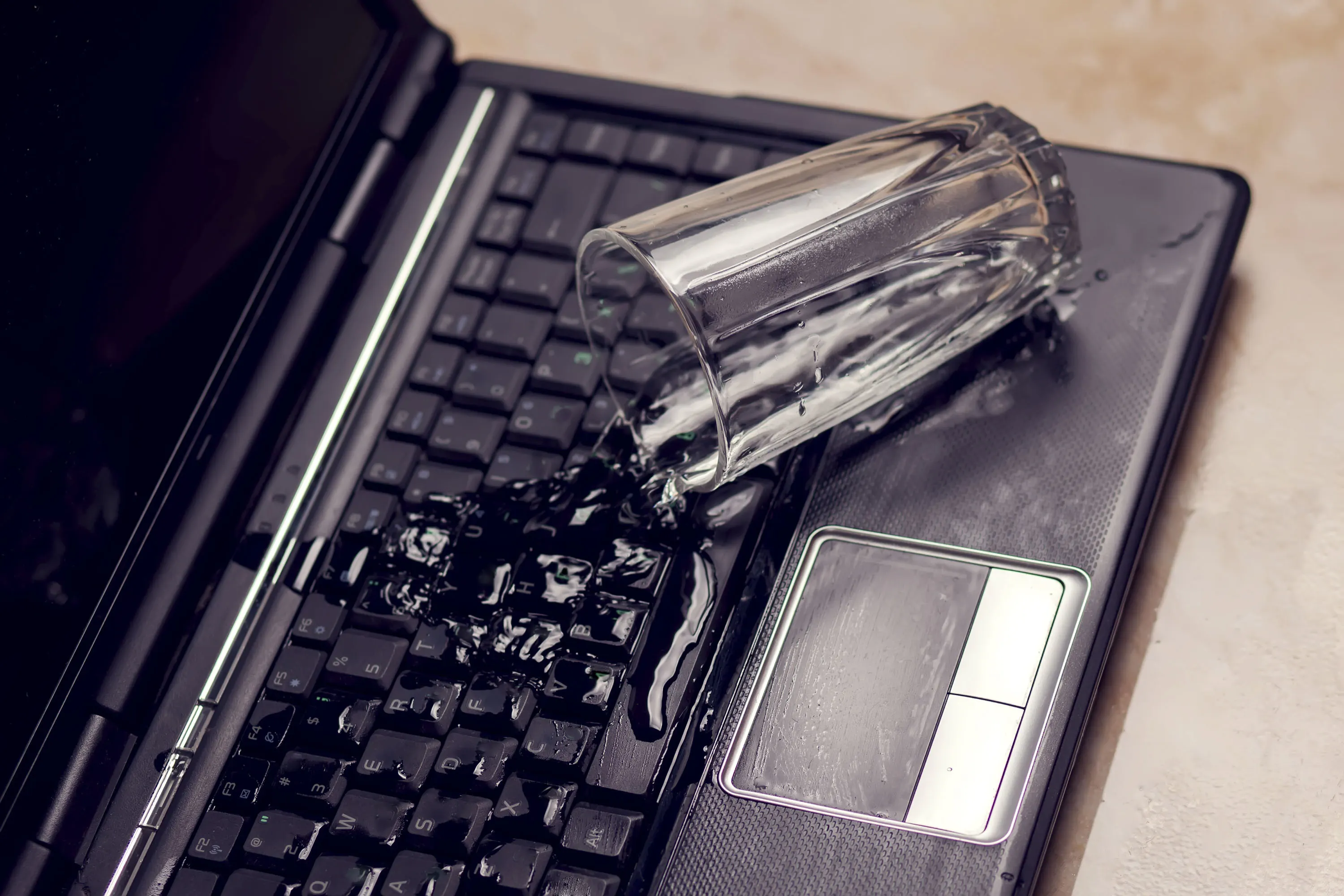 Liquid Spill on Laptop: What to Do in the First 10 Minutes