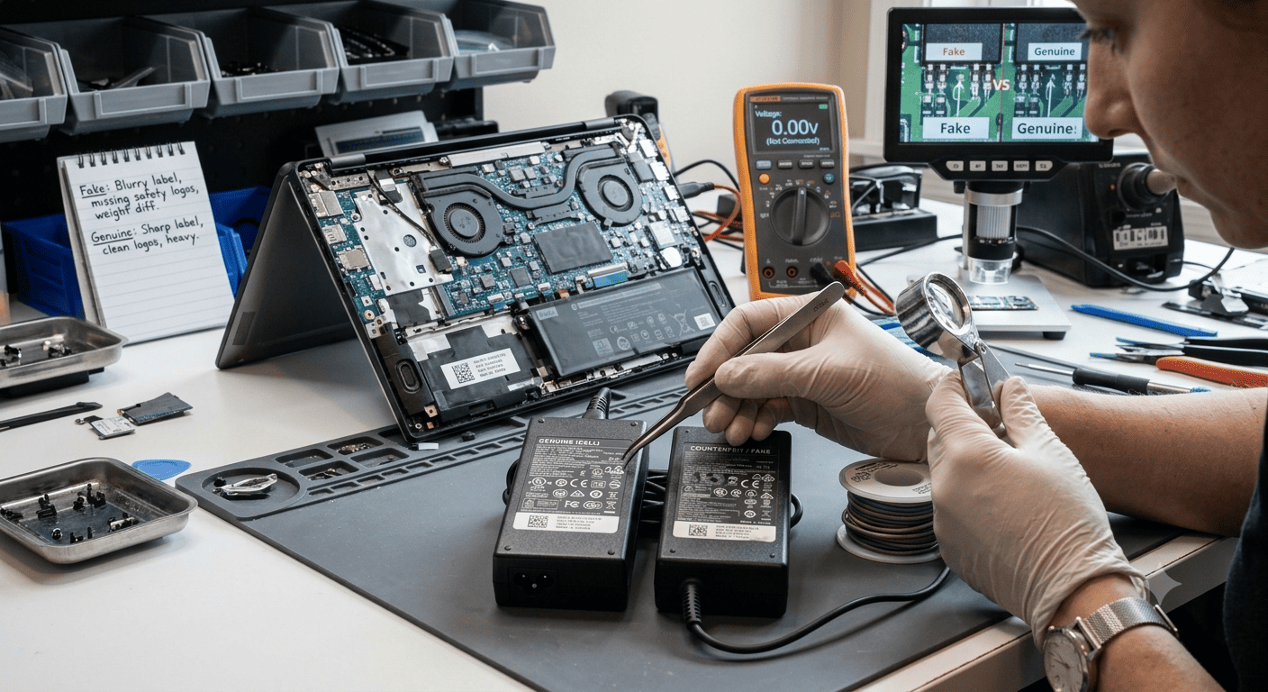 How to Identify a Fake Laptop Charger Before It Fails