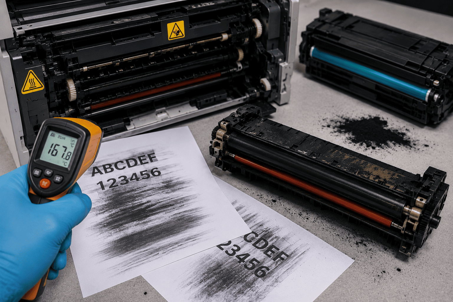Laser Printer That Smudges Prints – Fuser Temperature and Toner Type