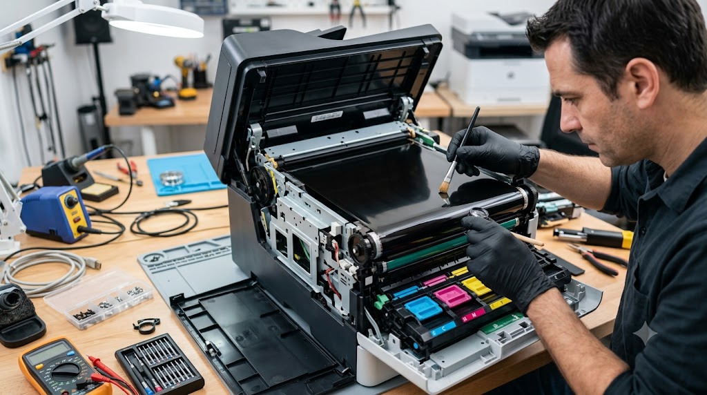 The Role of the Transfer Belt in Color Laser Printers and Common Failure Signs