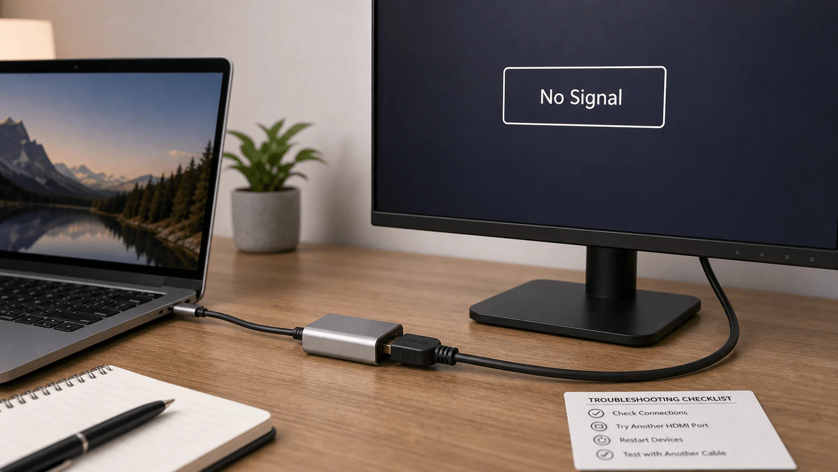 Monitor Connection Issue