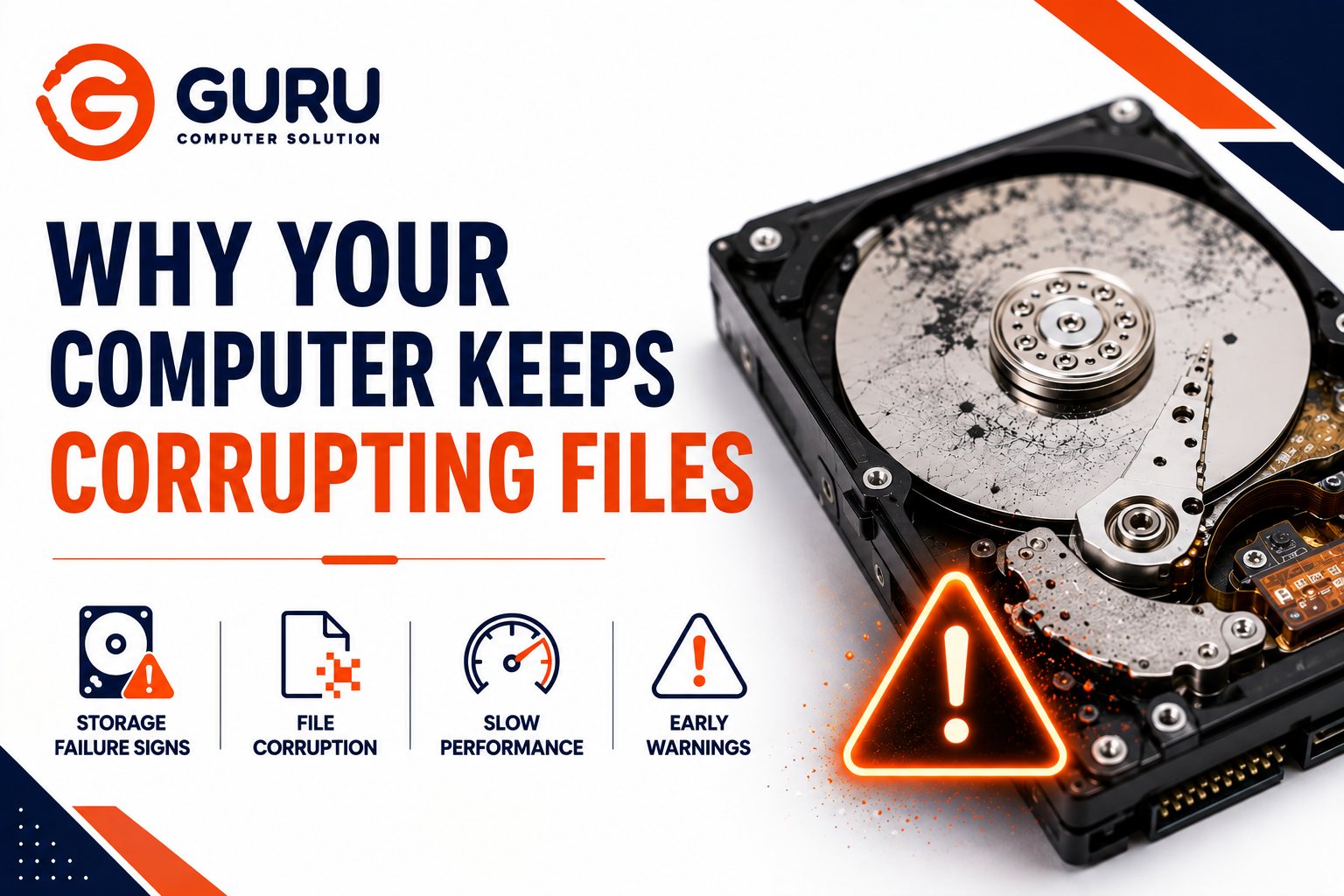 Why Your Computer Keeps Corrupting Files: Storage Failure Signs