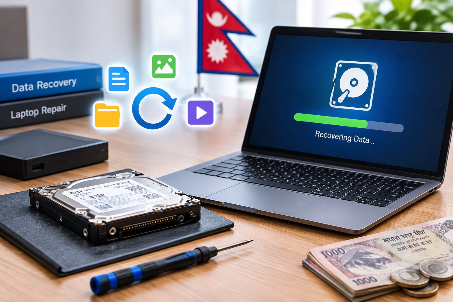 Laptop Data Recovery Price in Nepal