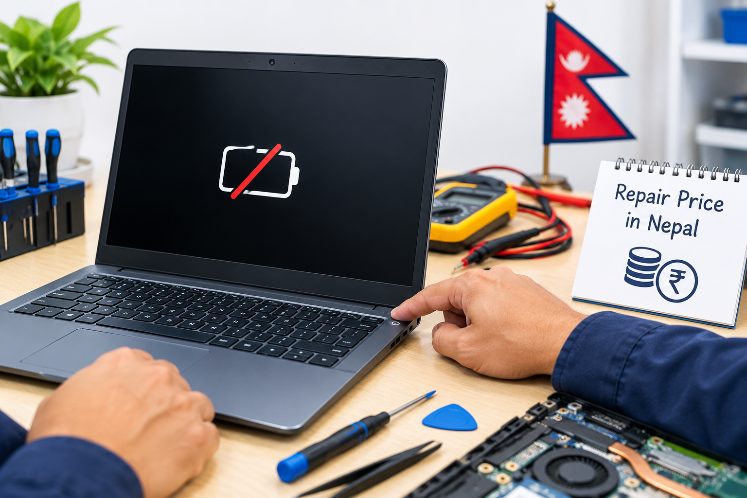 Laptop Not Turning On Repair Price in Nepal